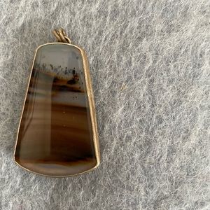 Ruby & Revolver Agate Pendant